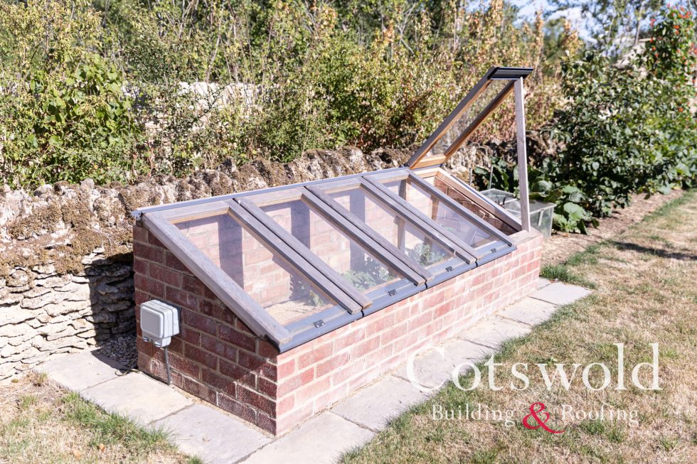 Garden cold frame created by Cotswold Building and Roofing Ltd