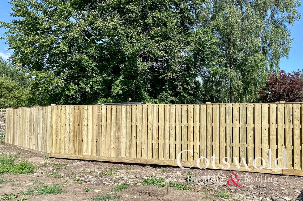Garden fencing by Cotswold Building and Roofing Ltd